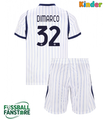 Inter Milan Federico Dimarco #32 Replik Auswärtstrikot Kinder 2026-27 Kurzarm (+ Kurze Hosen)